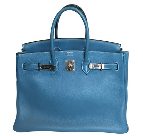 hermes blue jean birkin|Hermes Birkin 35cm.